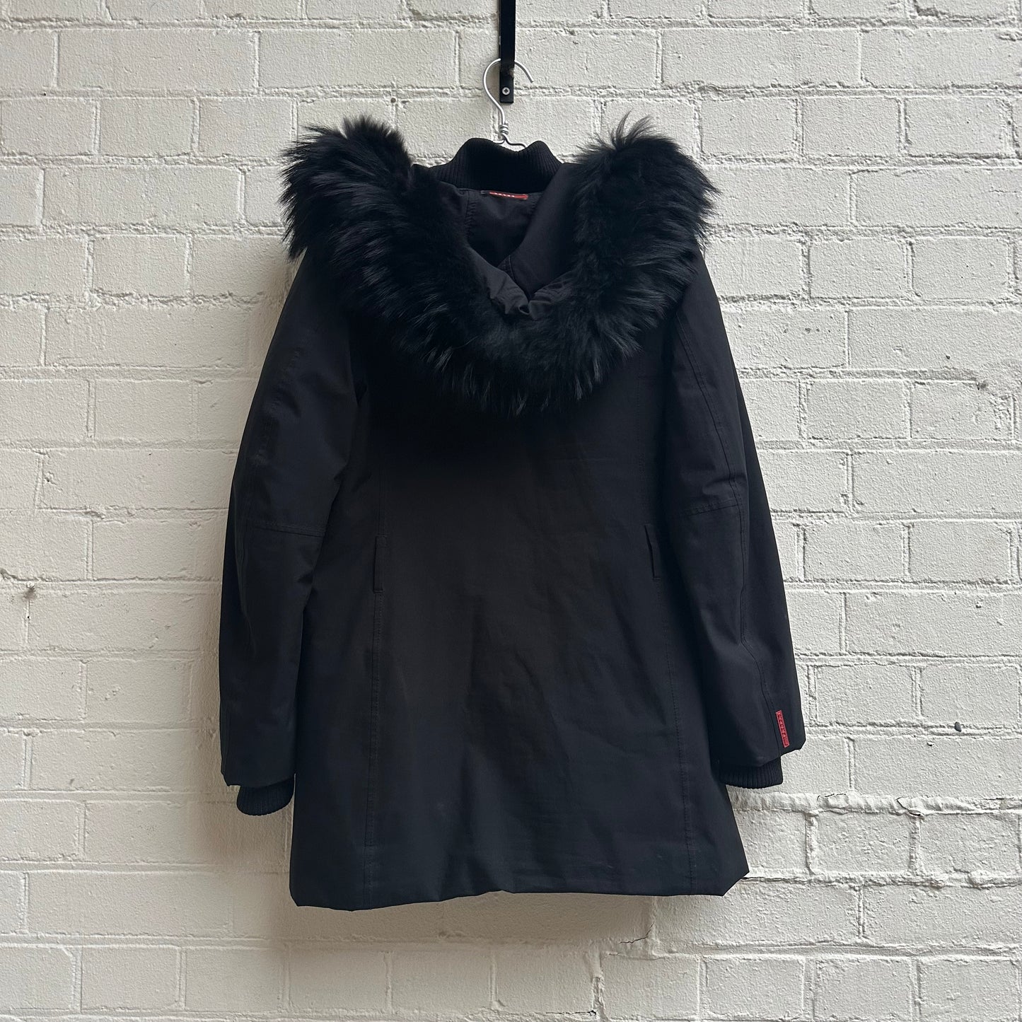 Prada Gore-Tex Fur Hooded Parka Jacket