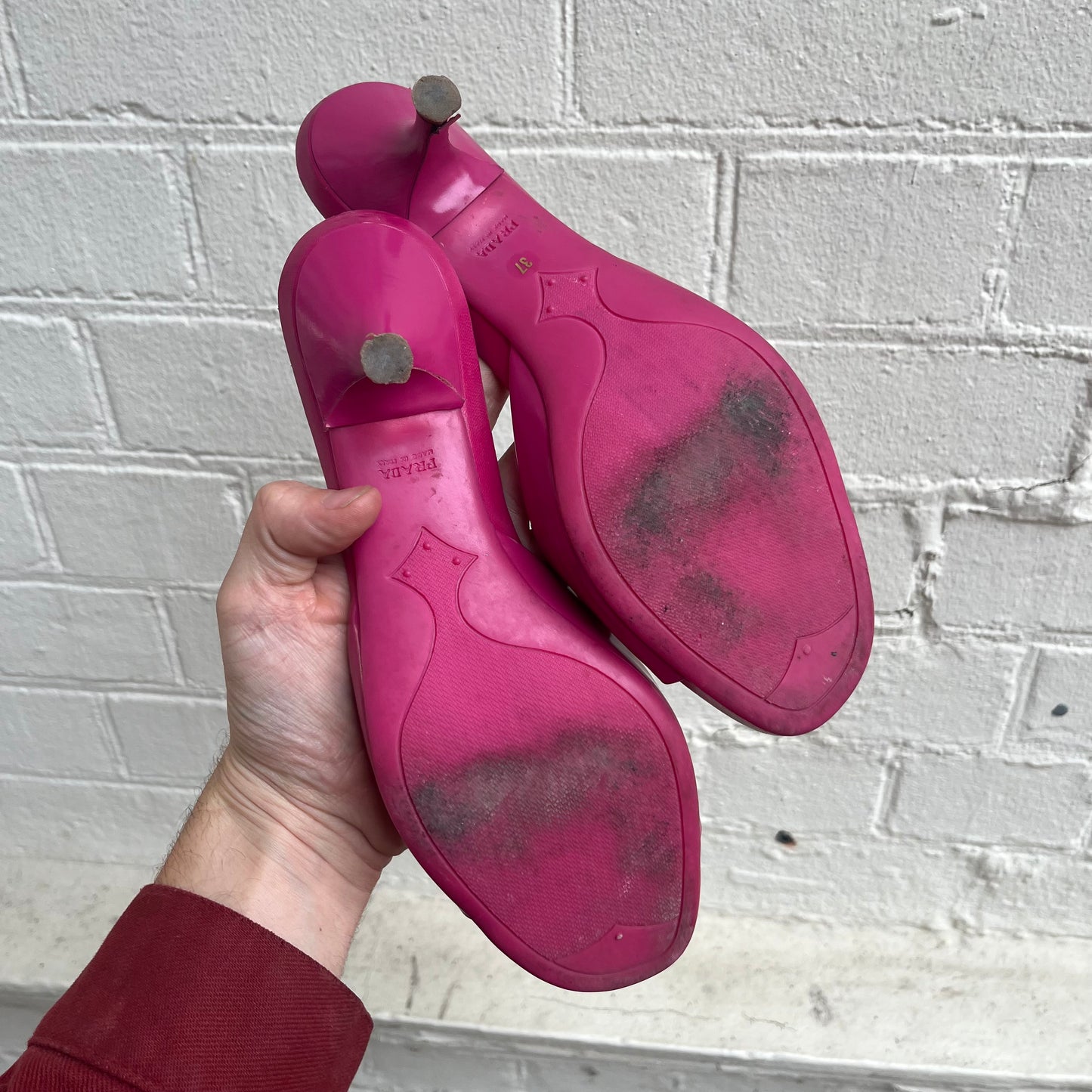 Prada Early 2000s Hot Pink Heel