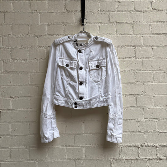 Dsquared2 Hook Closure Military Denim Jacket