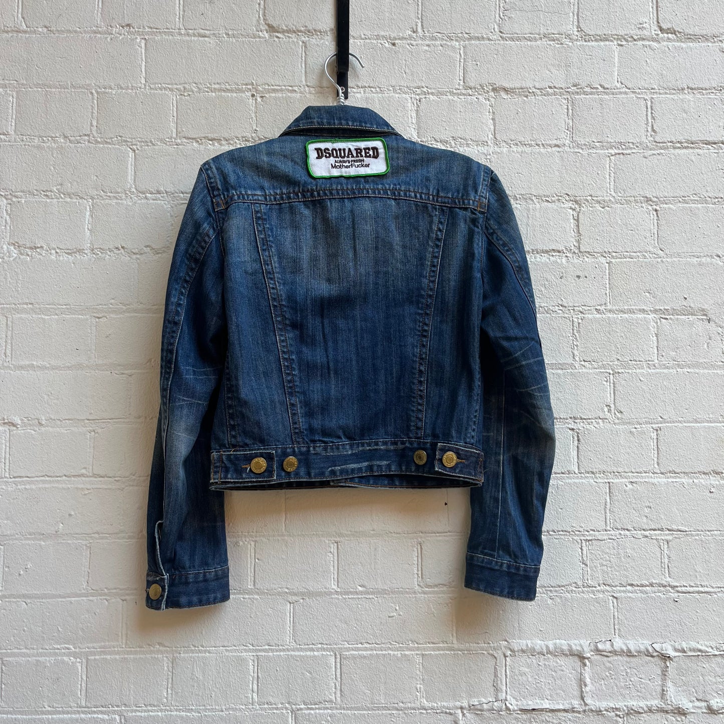 Dsquared2 aw2005 Denim Jacket w/ Applique Patch