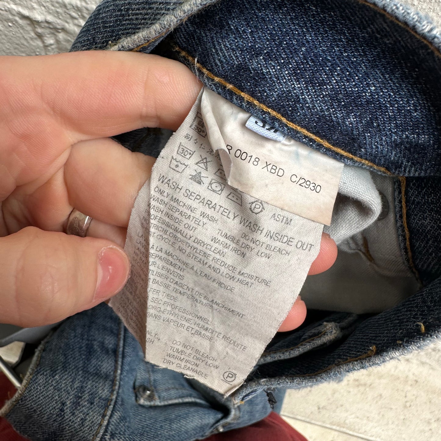 Helmut Lang ss2003 Low Waist Boot Cut Denim Jeans