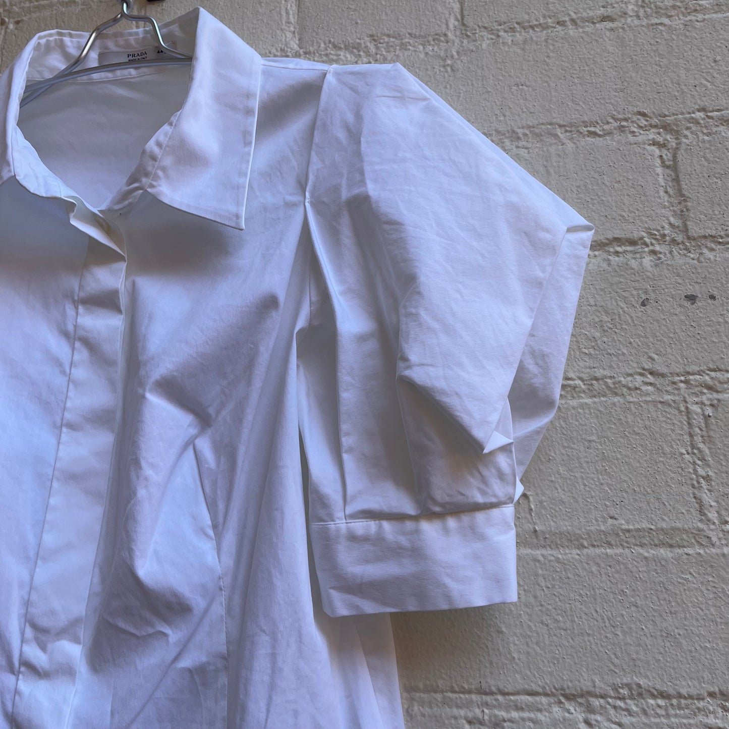 Prada Structured Elbow Blouse