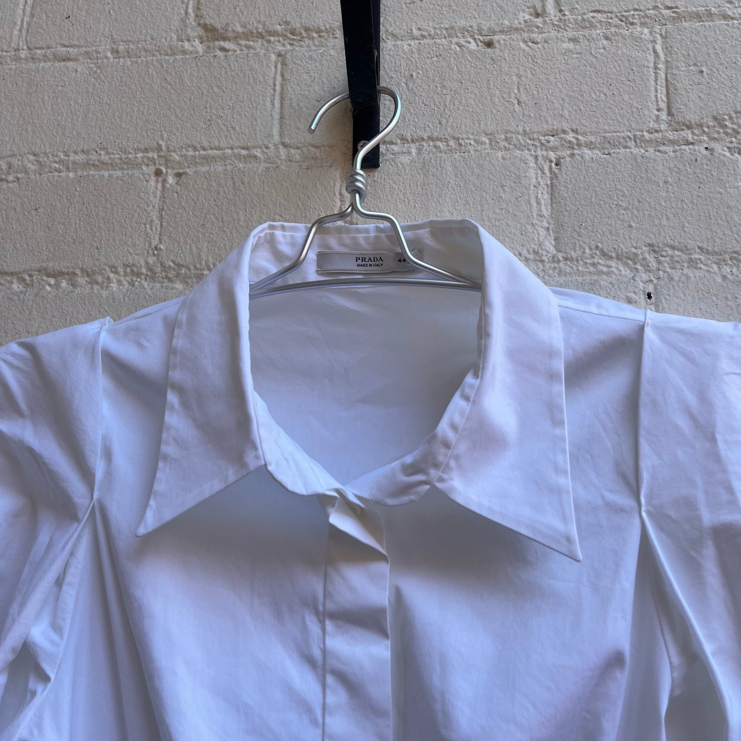Prada Structured Elbow Blouse
