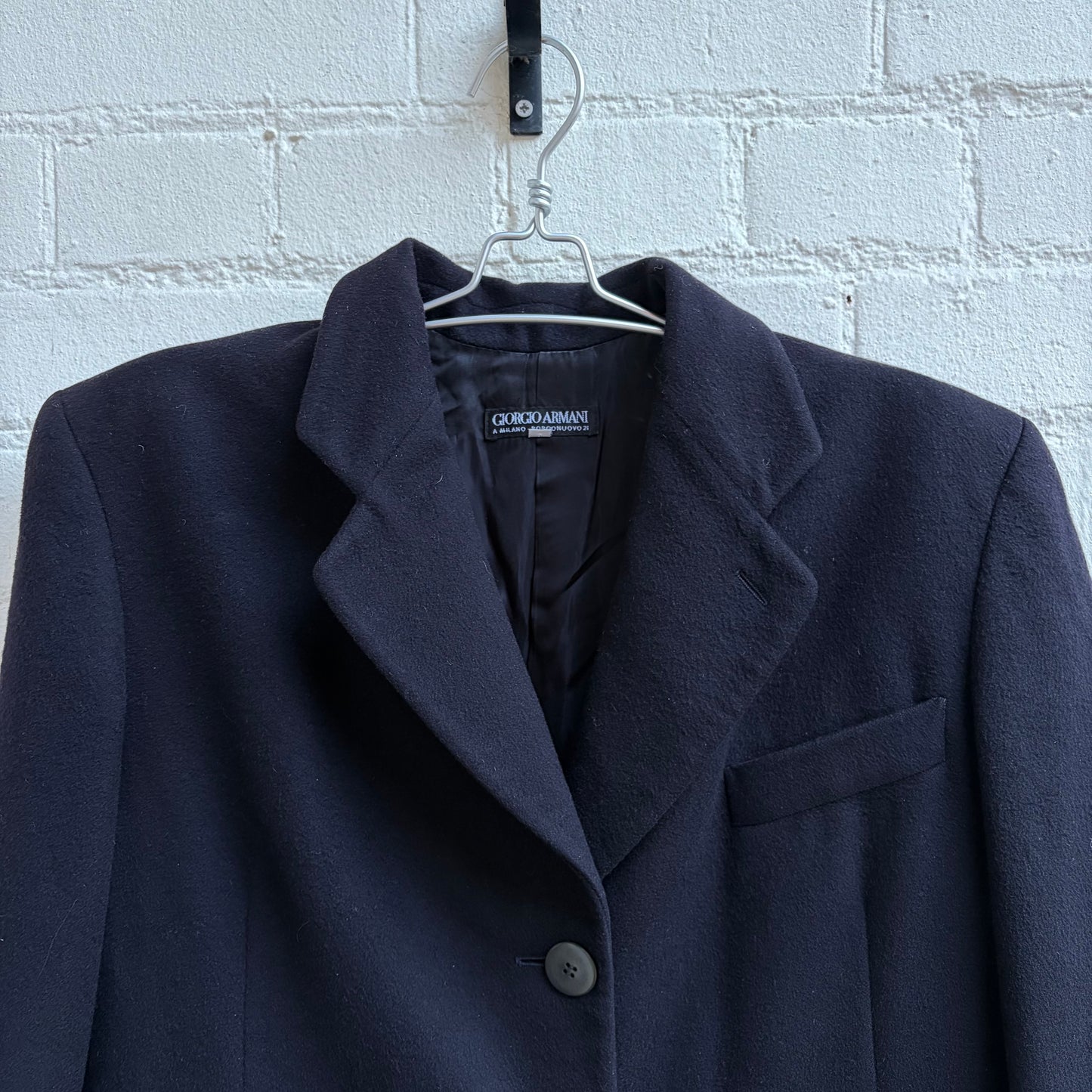Giorgio Armani Long Wool Coat