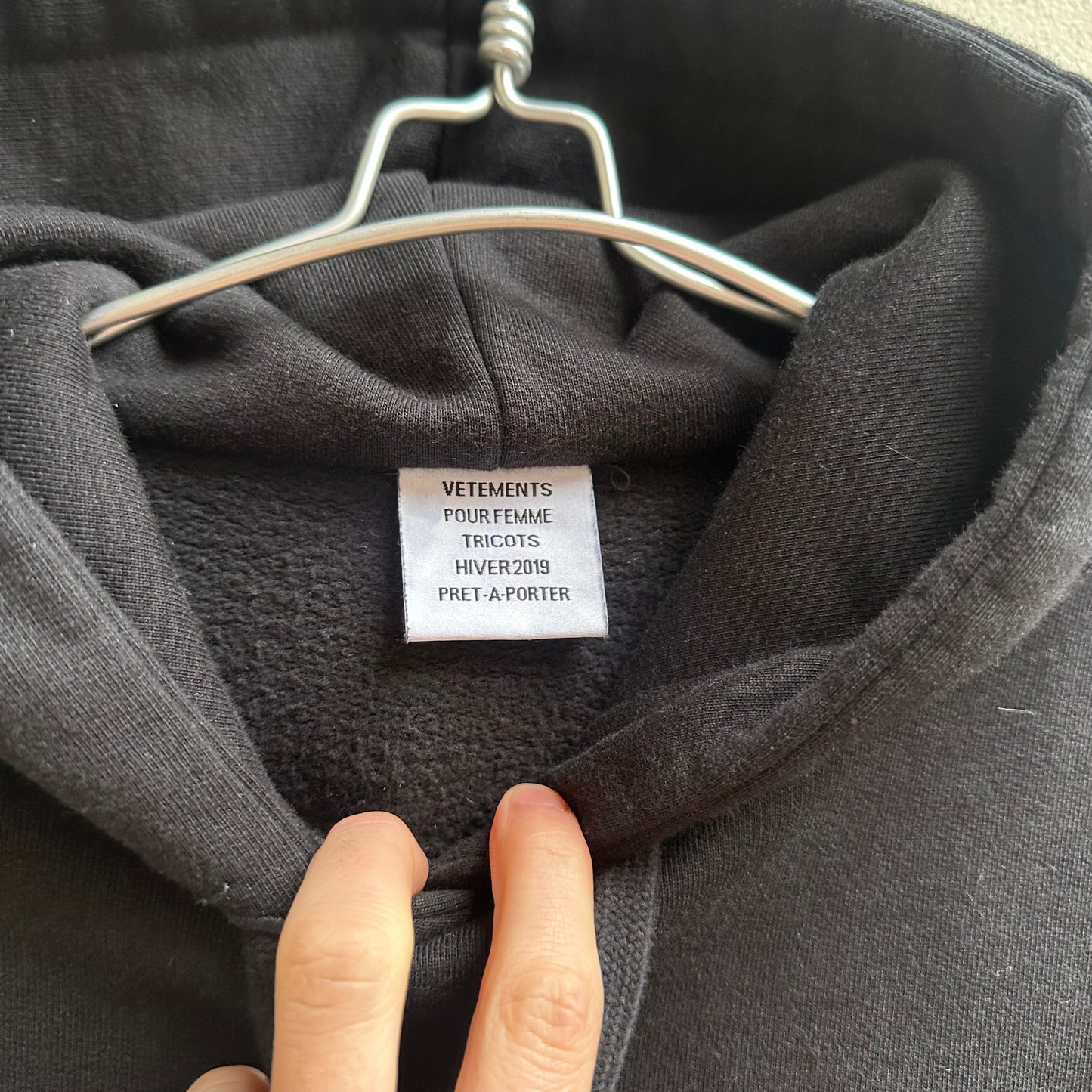 Vetements by Demna aw2019 Hooded Sweatshirt