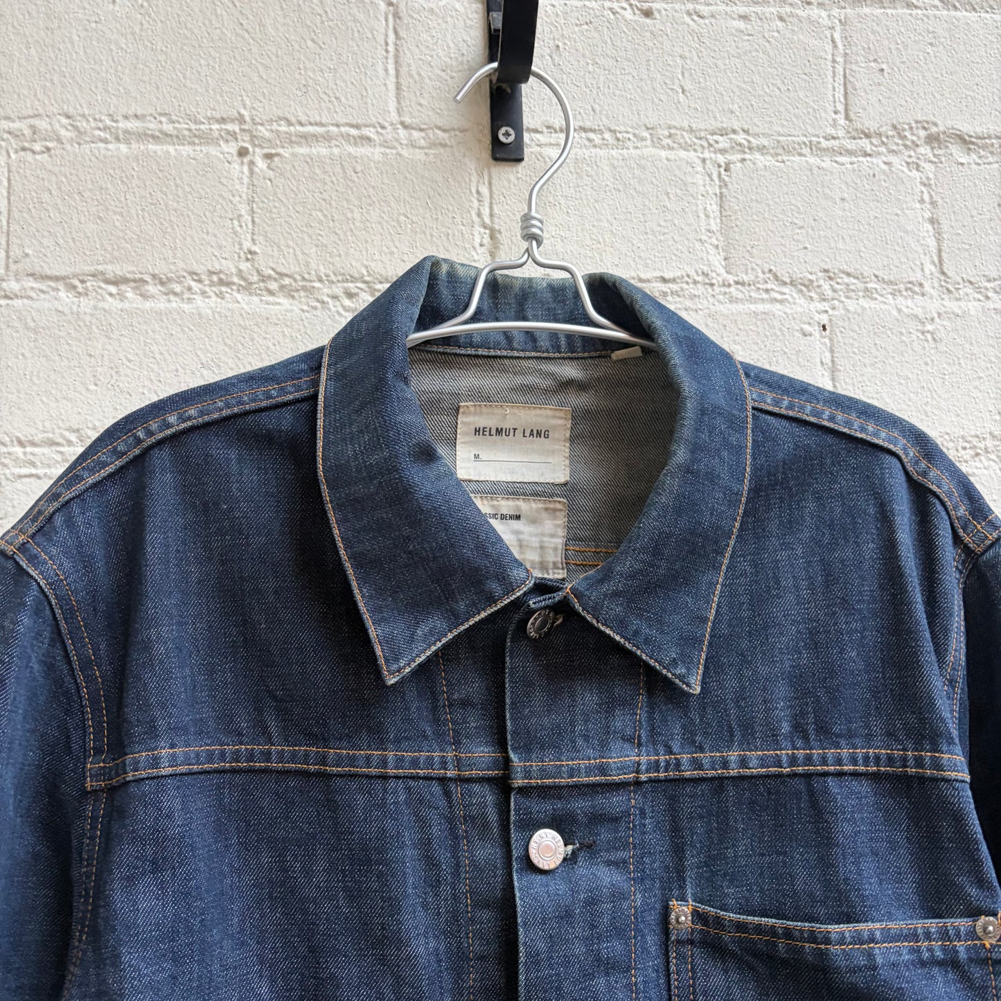 Helmut Lang ss2003 One Pocket Classic Denim Trucker Jacket