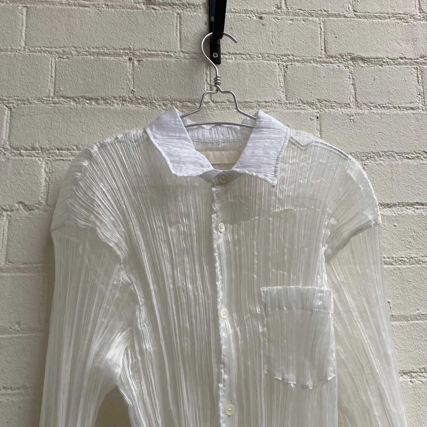 Our Legacy Sheer Pleated Shirt