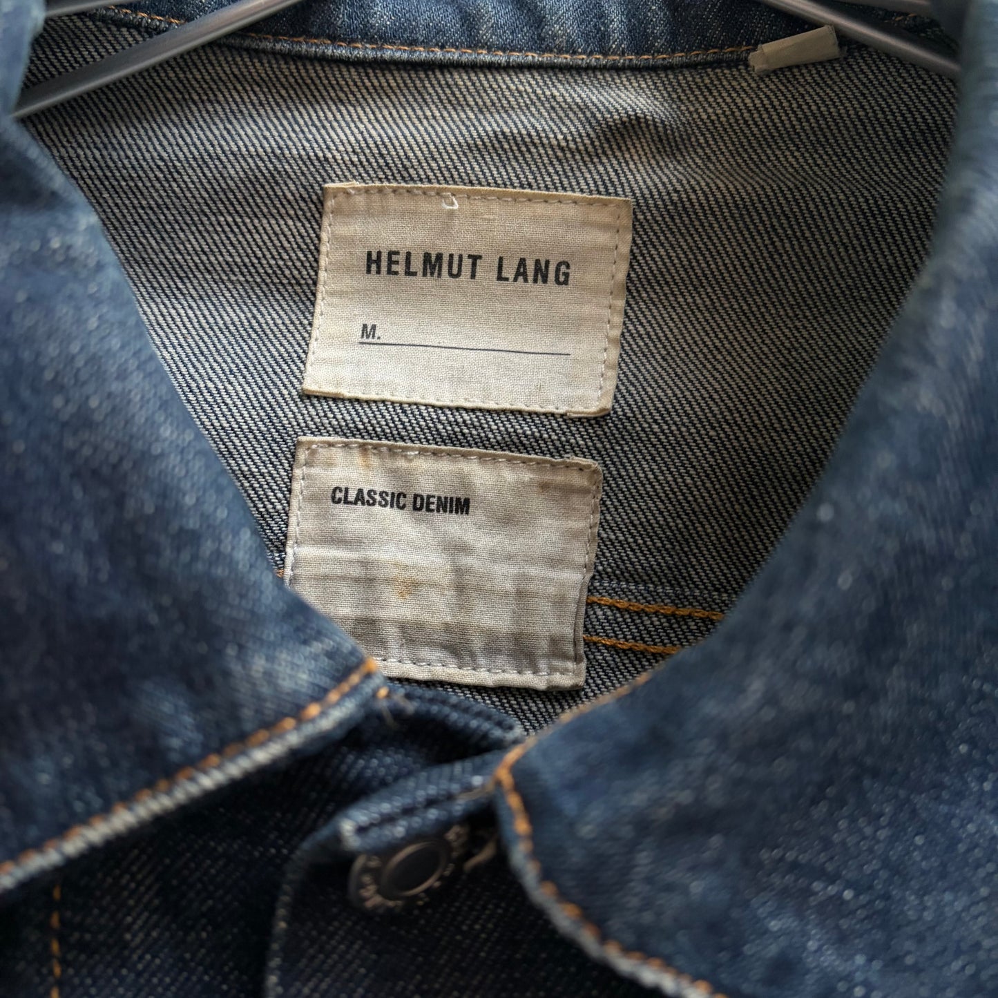 Helmut Lang ss2003 One Pocket Classic Denim Trucker Jacket