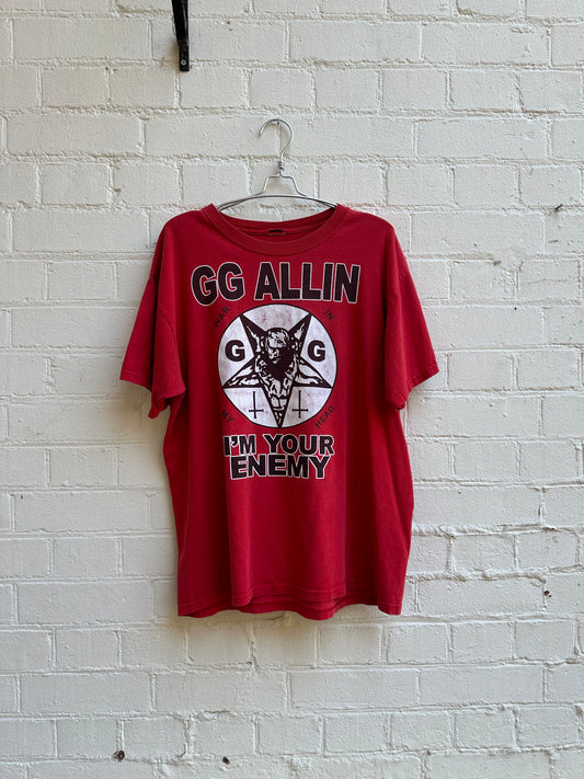 Vintage 1990s GG Allin T-Shirt