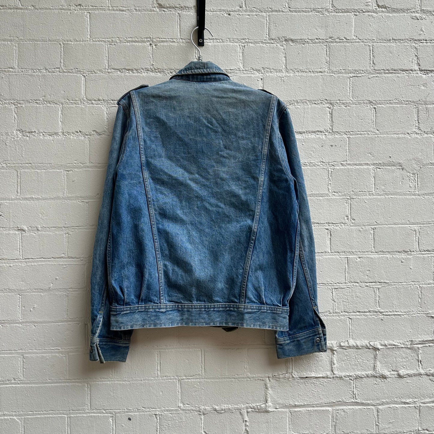 Vintage 1970s Lee Belted Detail Denim Jacket