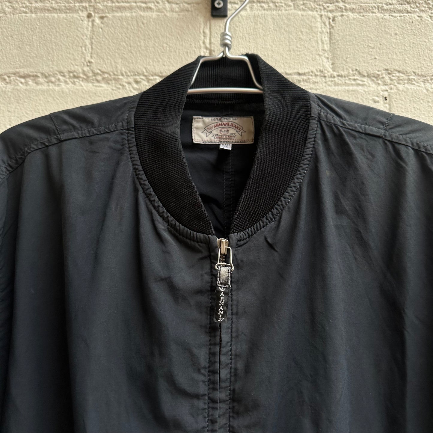 Armani Jeans 1990s Lightweight Bomber Jacket