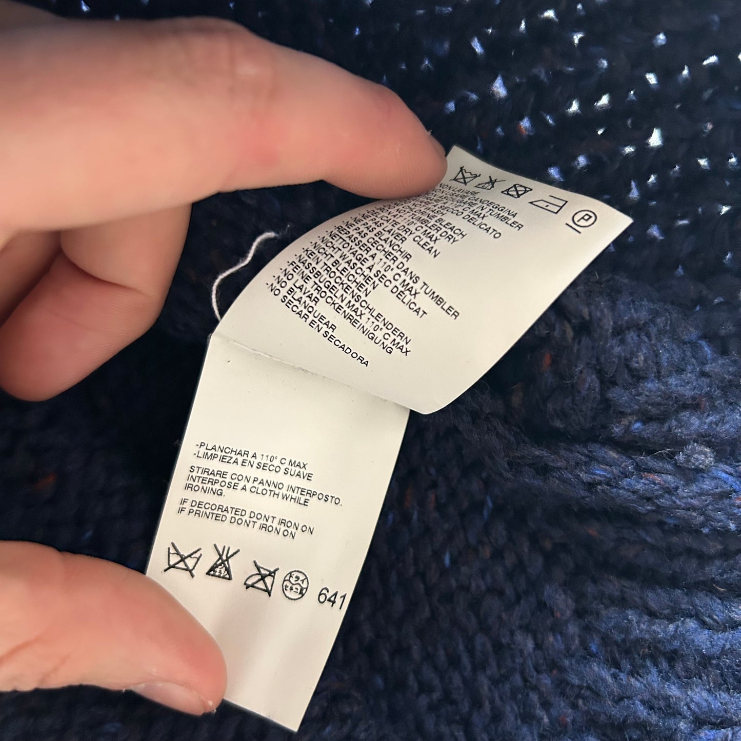 Maison Margiela aw2010 V-Neck Knitted Sweater