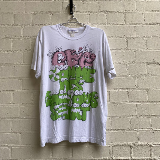 Comme Des Garçons Shirt x KAWS Graphic T-Shirt