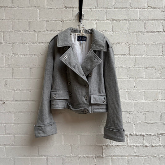 Armani Jeans Double Breasted Peacoat