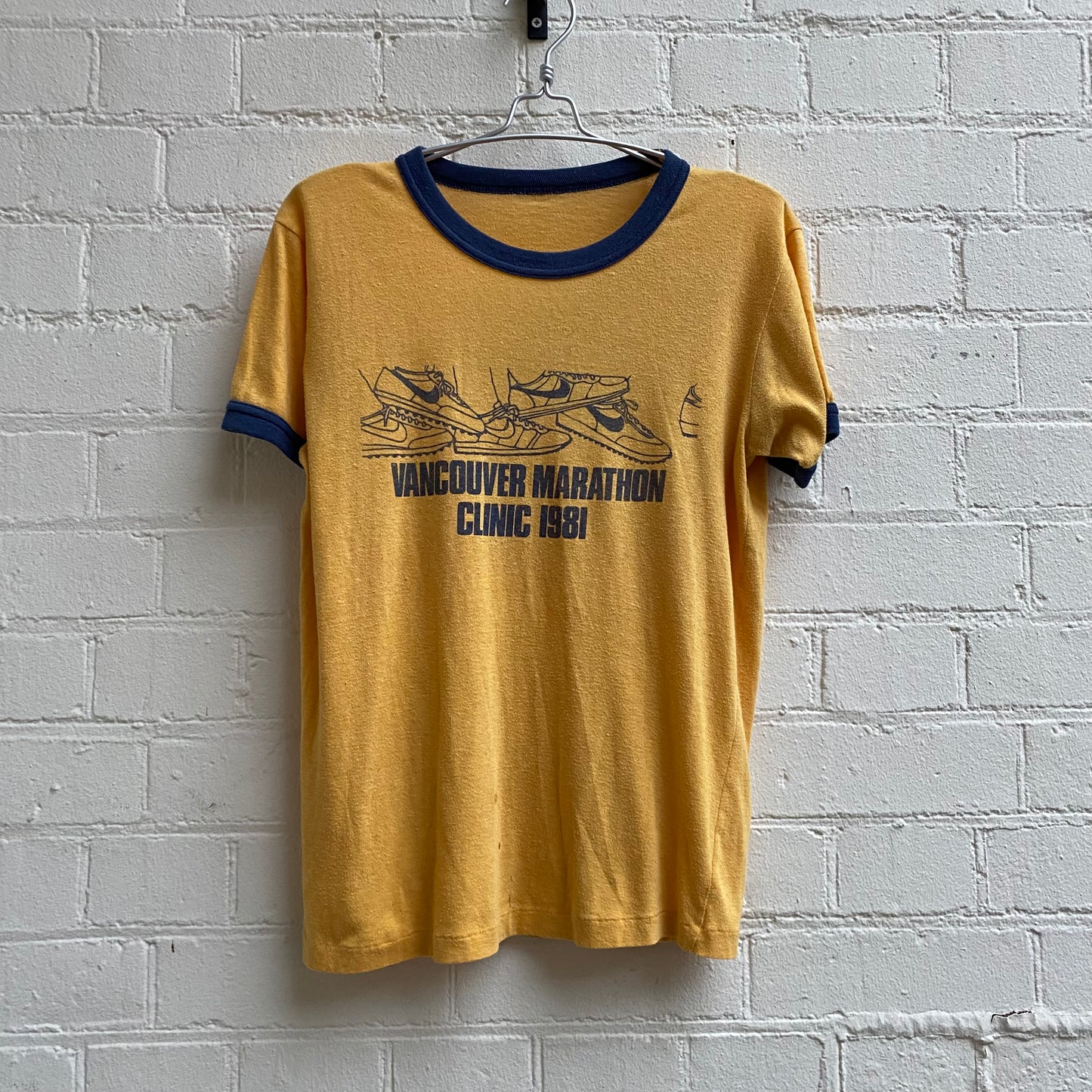 Vintage Nike 1981 Vancouver Marathon Ringer T-Shirt