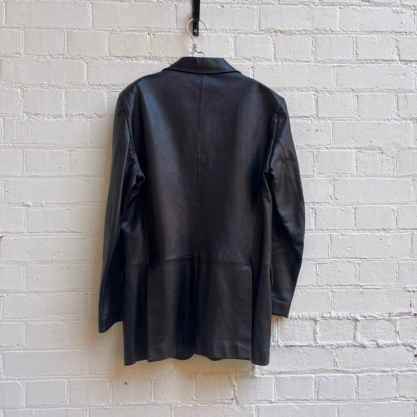 Gucci by Tom Ford Leather Blazer Jacket