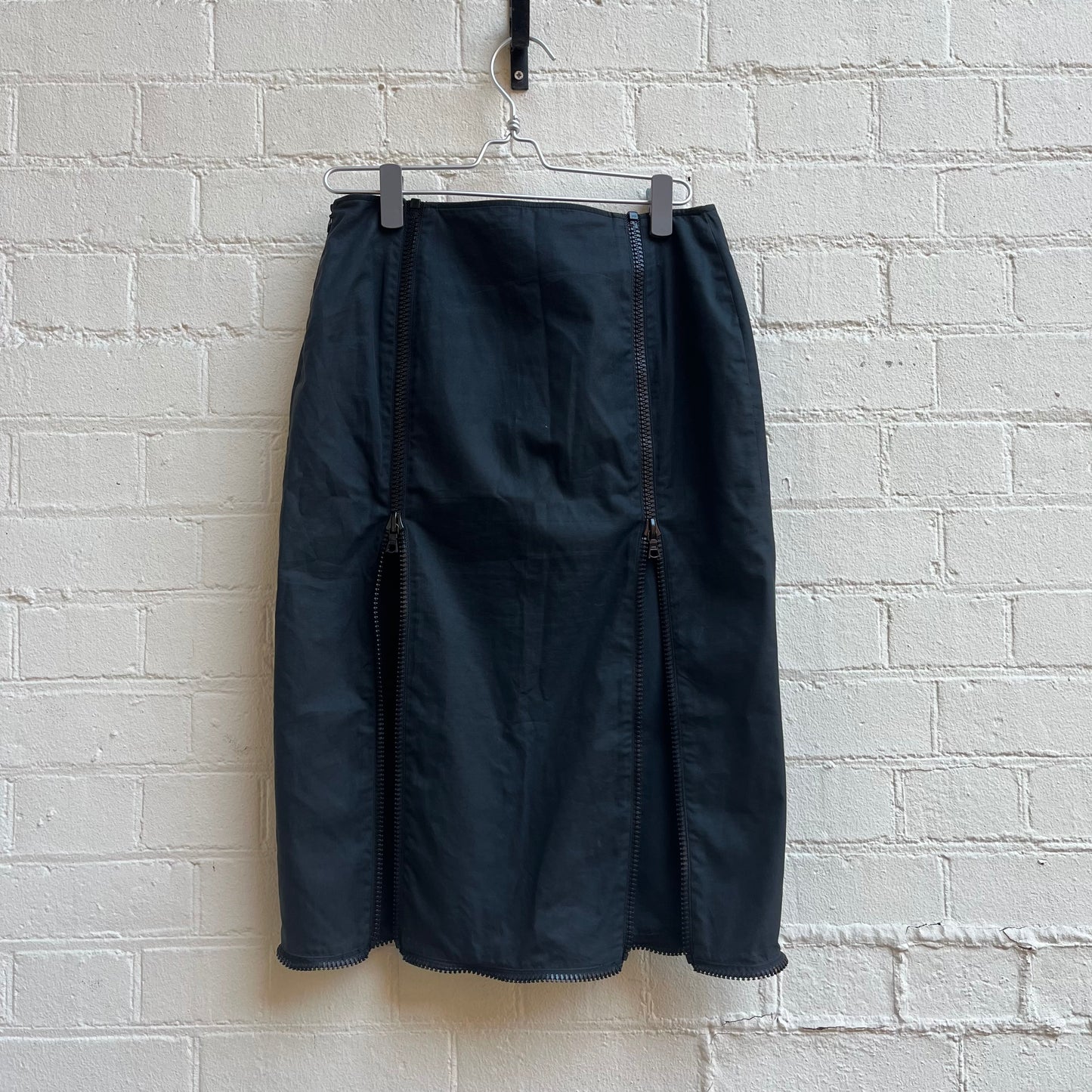 Miu Miu 1990s Utility Zip Skirt