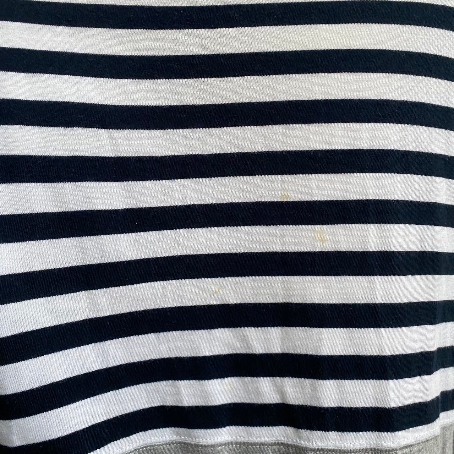 Comme Des Garçons Shirt Striped Panelled Longsleeve Top