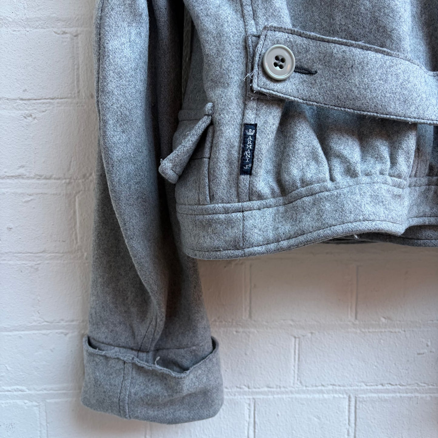 Armani Jeans Double Breasted Peacoat