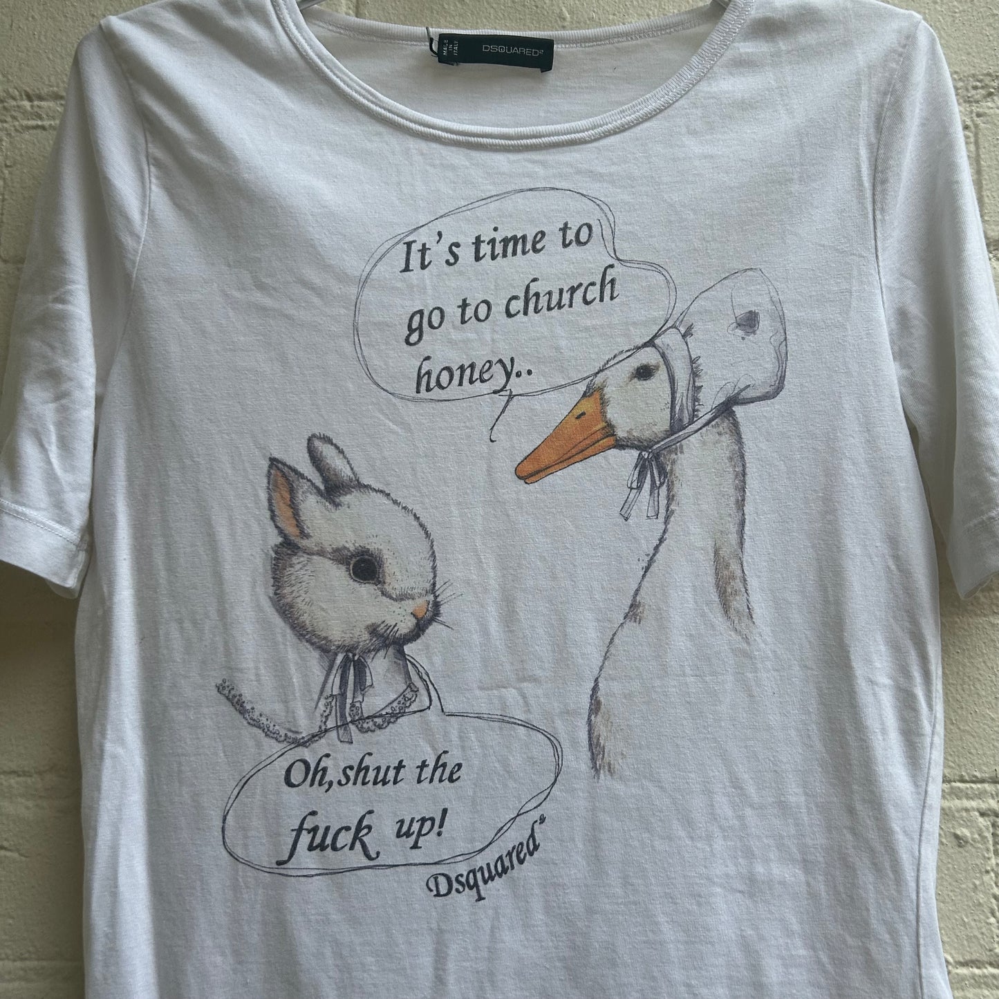 Dsquared2 “Time To Go To Church” Graphic Top