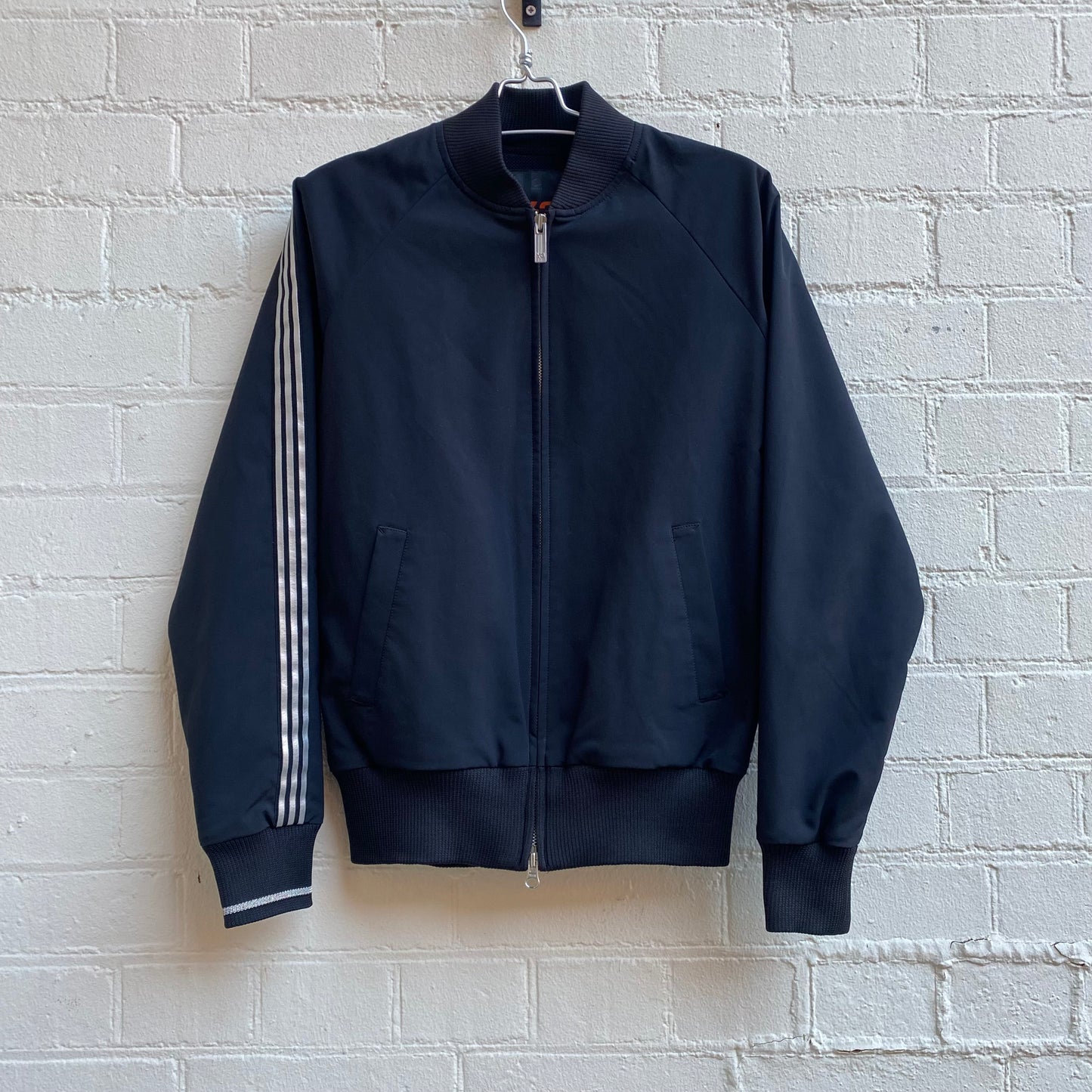 Adidas Y-3 aw2003 Silver Stripe Bomber Jacket