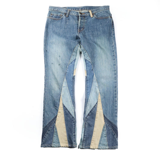 Hysteric Glamour Patchwork Denim Jeans